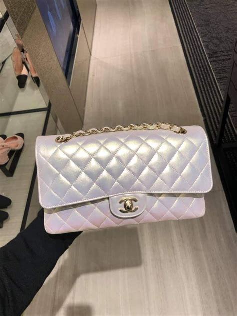 ivory iridescent chanel|Flap Bags .